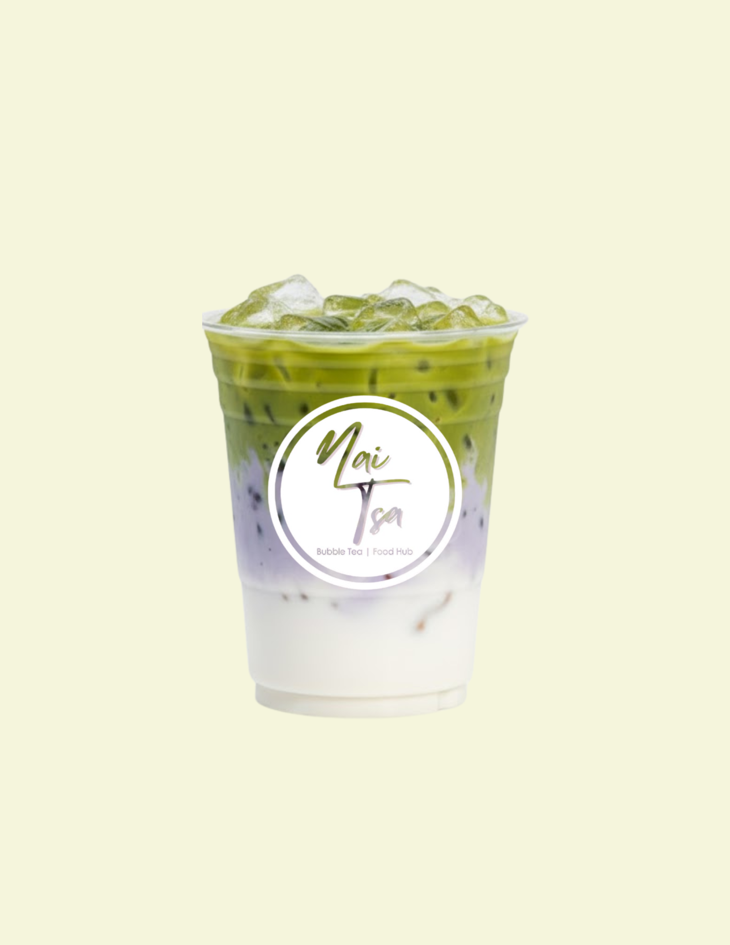 Blueberry Matcha Latte
